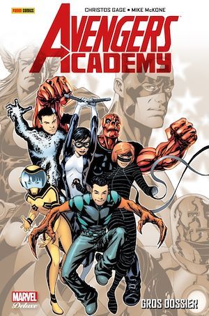 ebook cover of Avengers Academy (2010) T01, by Christos n. Gage, Mike Mckone