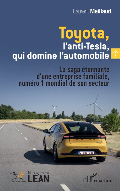 Couverture ebook de Toyota, l´anti-Tesla, qui domine l´automobile, de Laurent Meillaud