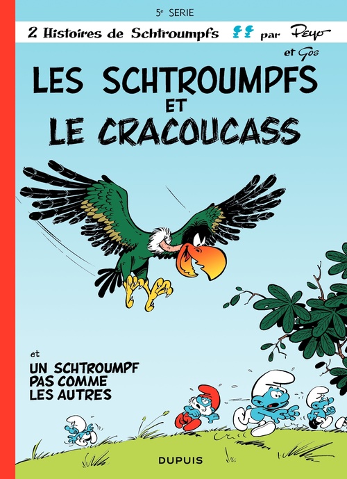 Couverture ebook de Les Schtroumpfs - Tome 5 - Les Schtroumpfs et le Cracoucass, de Peyo