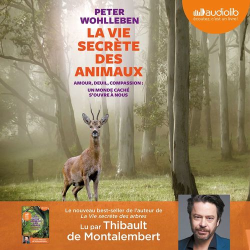 audiobook cover of La Vie secrète des animaux, by Peter Wohlleben