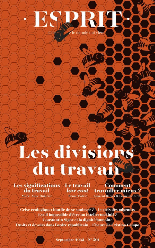 ebook cover of Esprit - Les divisions du travail, by Collectif