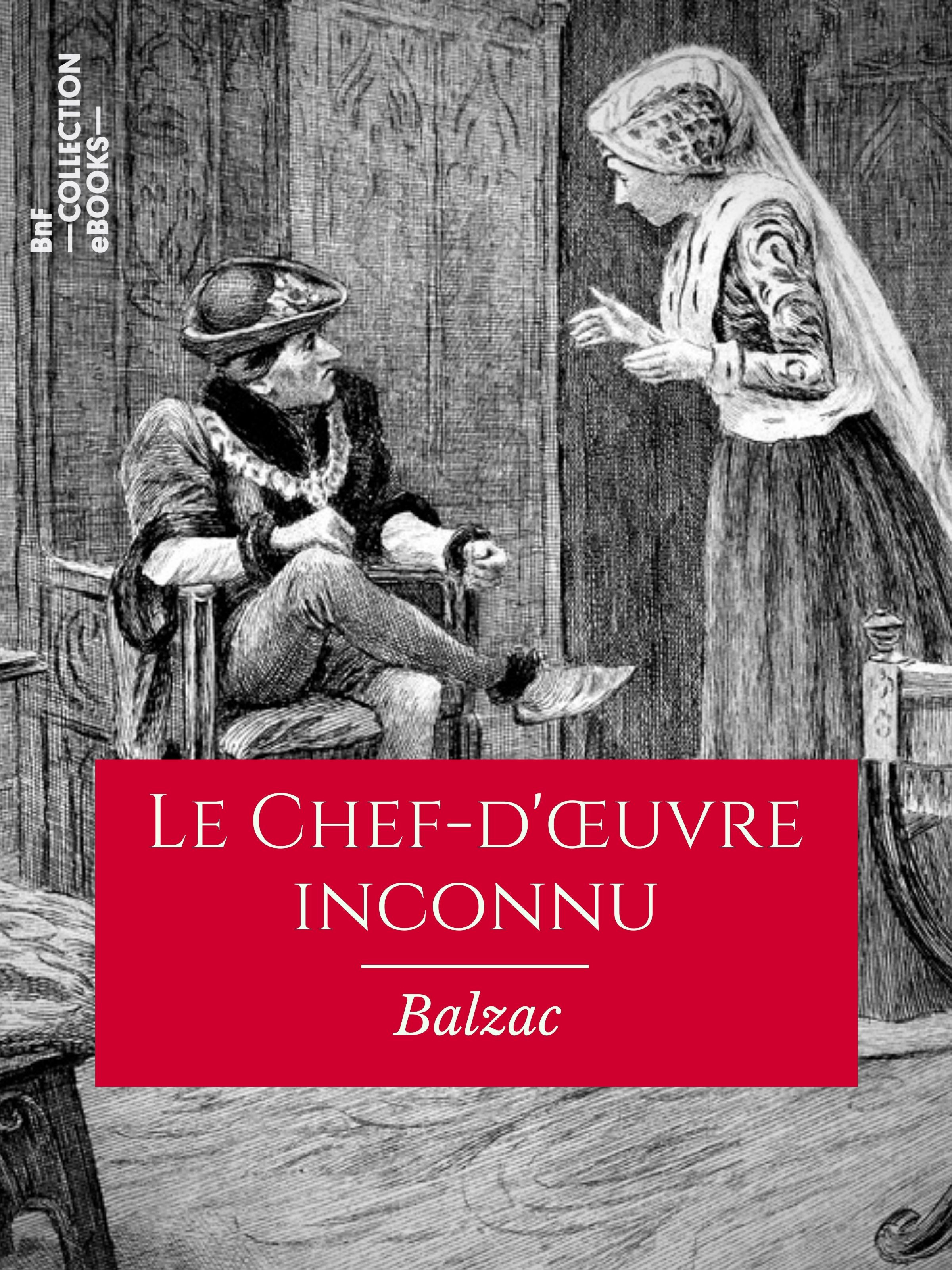 Couverture ebook de Le Chef-d'oeuvre inconnu, de Honore De Balzac