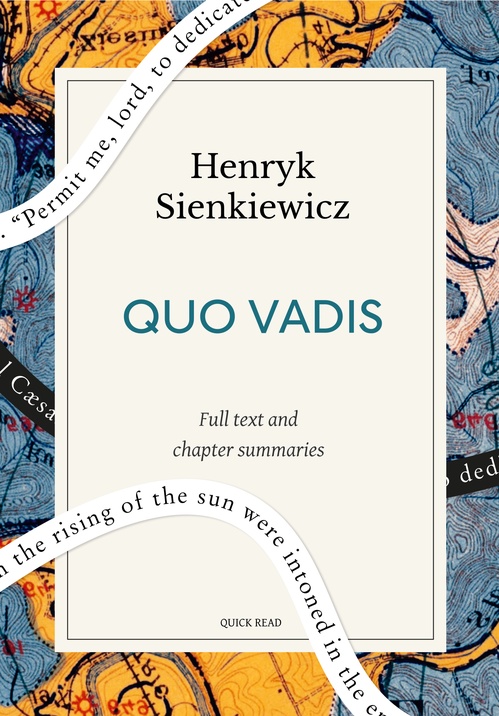 ebook cover of Quo Vadis: A Quick Read edition, by Henryk Sienkiewicz, Quick Read
