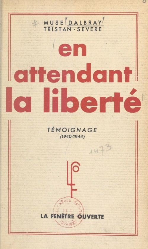 ebook cover of En attendant la liberté, by Muse Dalbray, Tristan-Severe