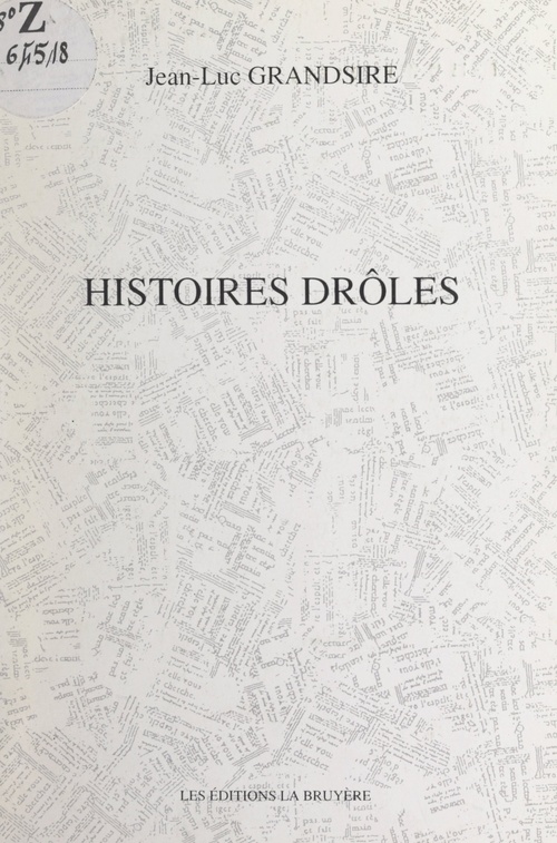Couverture ebook de Histoires drôles, de Jean-Luc Grandsire