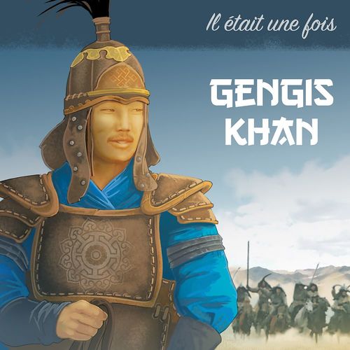 audiobook cover of Gengis Khan raconté aux enfants, by Marc Geoffroy, Sylvain Lemarie