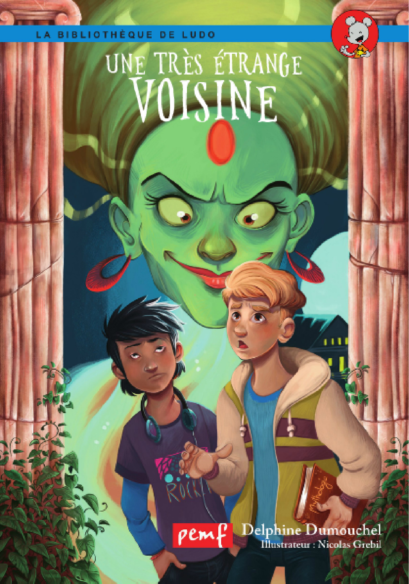 Couverture ebook de Une très étrange voisine, de Delphine Dumouchel