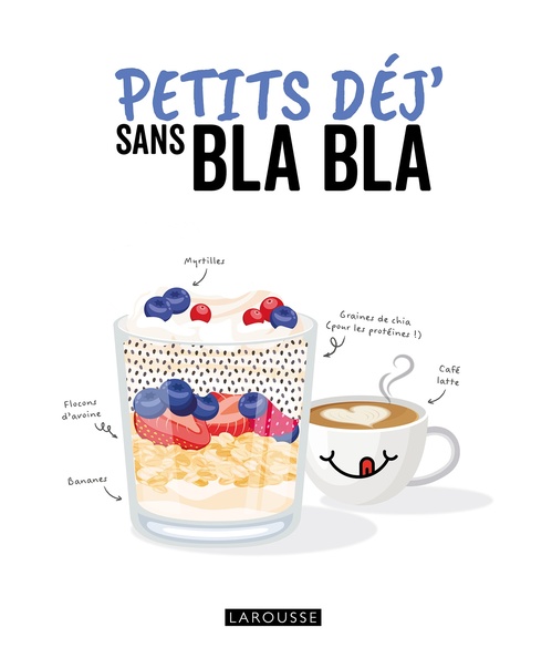 Couverture ebook de Petits déj' sans bla bla, de Collectif