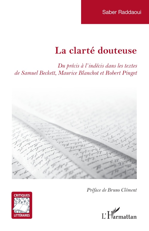 Couverture ebook de La clarté douteuse, de Saber Raddaoui