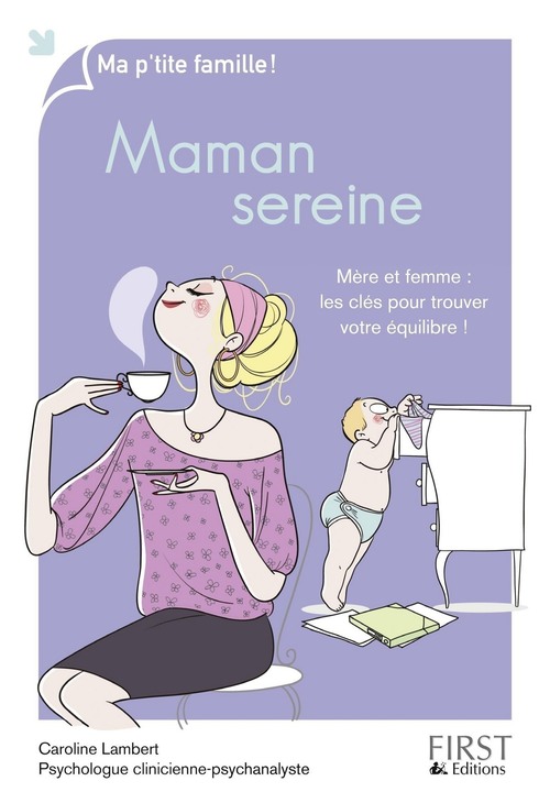 Couverture ebook de Maman sereine, de Caroline Lambert