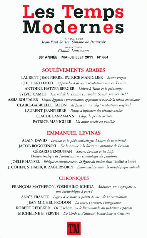 ebook cover of Les Temps Modernes N° 664 N° 664, by Revue Les Temps Modernes