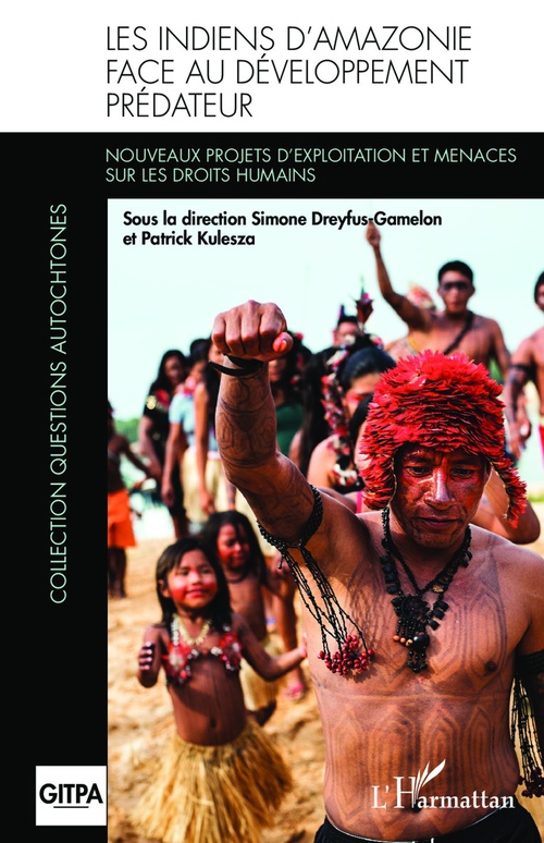 Couverture ebook de Les Indiens d'Amazonie face au développement prédateur, de Patrick Kulesza, Simone Dreyfus gamelon