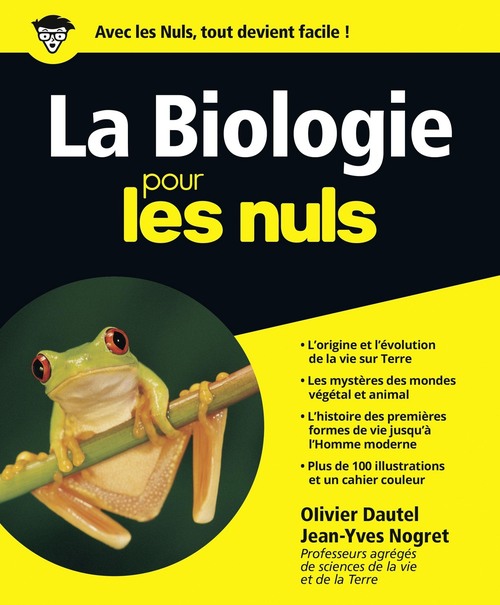 Couverture ebook de La biologie pour les nuls, de Olivier Dautel, Jean-Yves Nogret