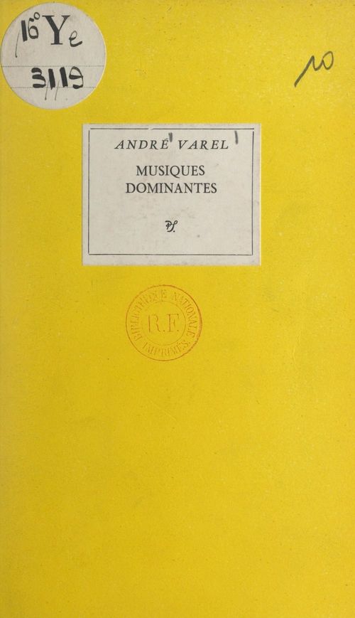 Couverture ebook de Musiques dominantes, de Andre Varel