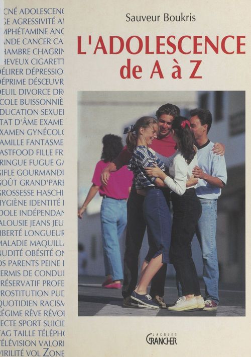 Couverture ebook de L'adolescence de A à Z, de Sauveur Boukris