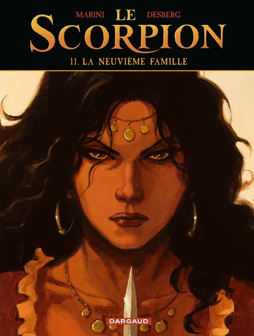 Couverture ebook de Le Scorpion - Tome 11 - La Neuvième Famille, de Stephen Desberg, Enrico Marini