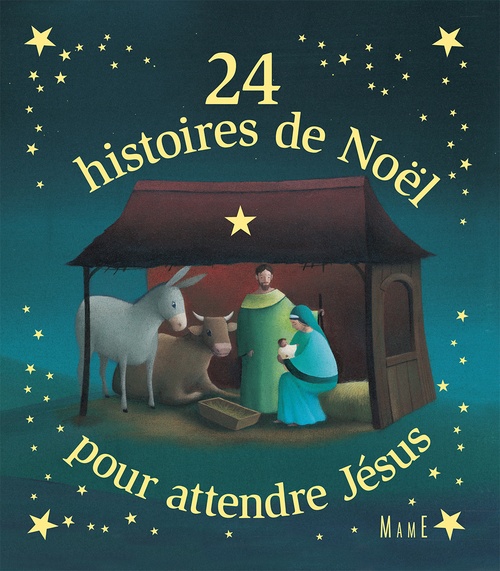 Couverture ebook de 24 histoires de Noël pour attendre Jésus, de Collectif