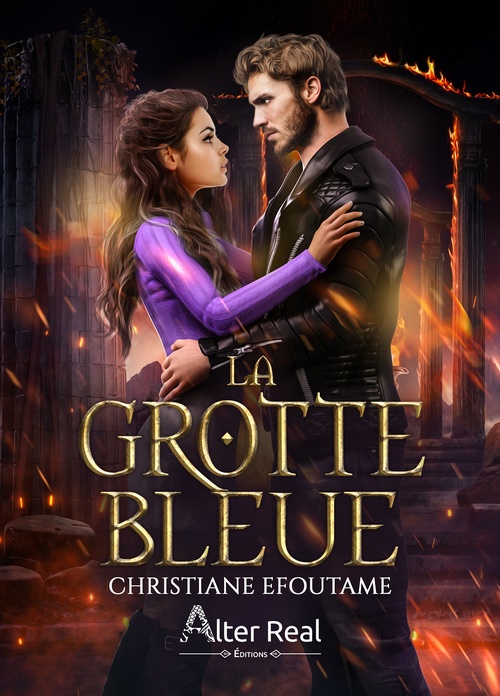 ebook cover of La Grotte bleue, by Christiane Efoutame