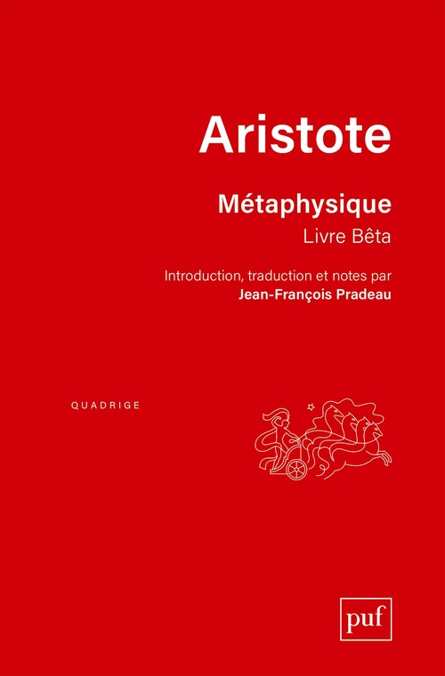 ebook cover of Métaphysique. Livre Bêta, by Jean-François Pradeau