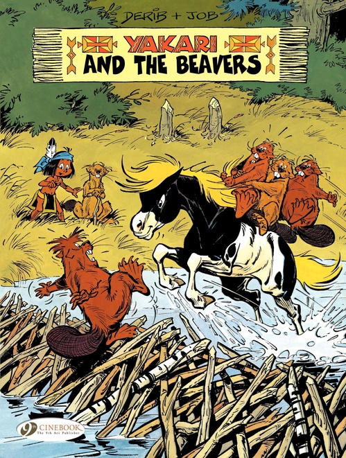 Couverture ebook de Yakari - Volume 3 - Yakari and the Beavers, de Job, Derib