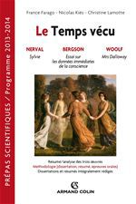 ebook cover of Le temps vécu, by France Farago, Nicolas Kiès, Christine Lamotte