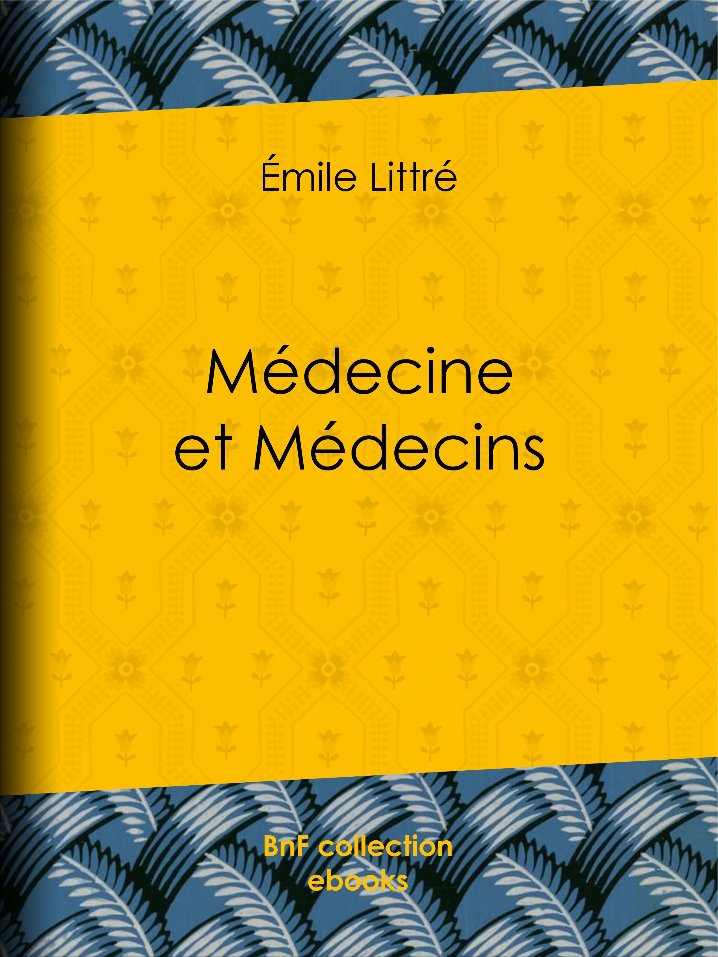ebook cover of Médecine et Médecins, by Emile Littré