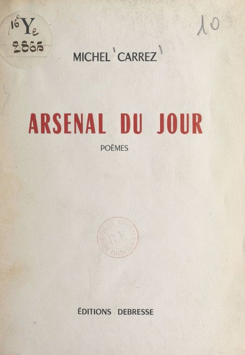 Couverture ebook de Arsenal du jour, de Michel Carrez