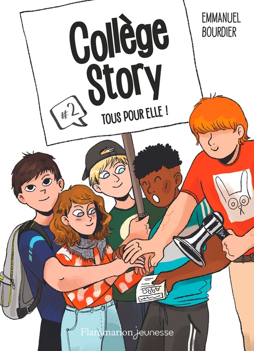 ebook cover of Collège Story #2 - Tous pour elle !, by Emmanuel Bourdier, Ludivine Martin