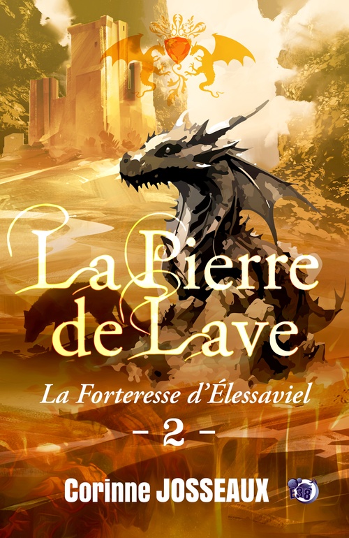 ebook cover of La forteresse d'Elessaviel, by Corinne Josseaux