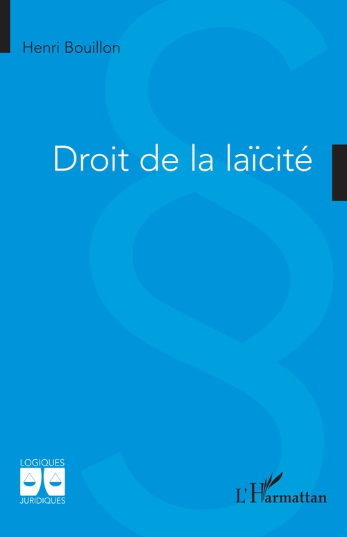 Couverture ebook de Droit de la laïcité, de Henri Bouillon
