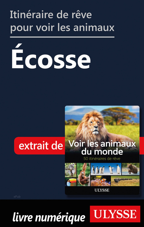 Couverture ebook de Itinéraire de rêve pour voir les animaux - Ecosse, de Ariane Arpin-Delorme