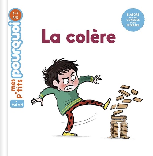 Couverture ebook de MES P'TITS POURQUOI - La Colère - Dès 4 ans, de Camille Laurans