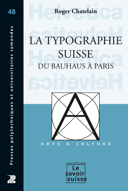 ebook cover of La typographie suisse du Bauhaus à Paris, by Roger Chatelain