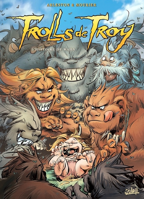 Couverture ebook de Trolls de Troy T14 - L'histoire de Waha, de Christophe Arleston