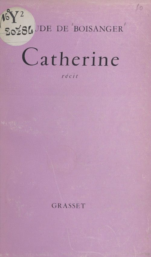 Couverture ebook de Catherine, de Claude de Boisanger