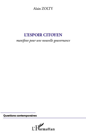 ebook cover of L'espoir citoyen, by Alain Zolty
