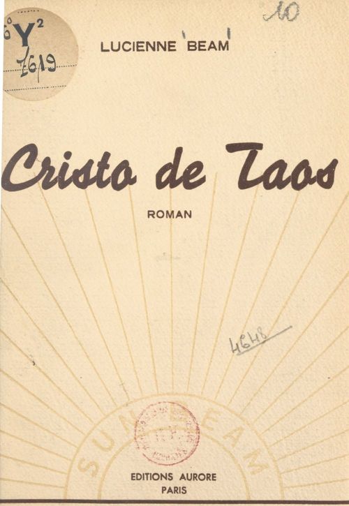 Couverture ebook de Cristo de Taos, de Lucienne Beam