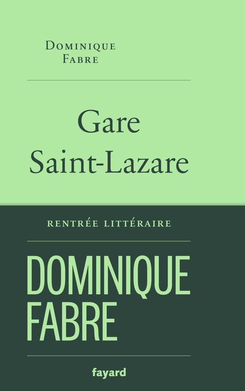 ebook cover of Gare Saint-Lazare, by Dominique Fabre