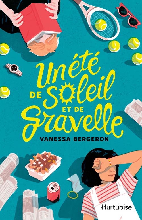 ebook cover of Un été de soleil et de gravelle, by Vanessa Bergeron