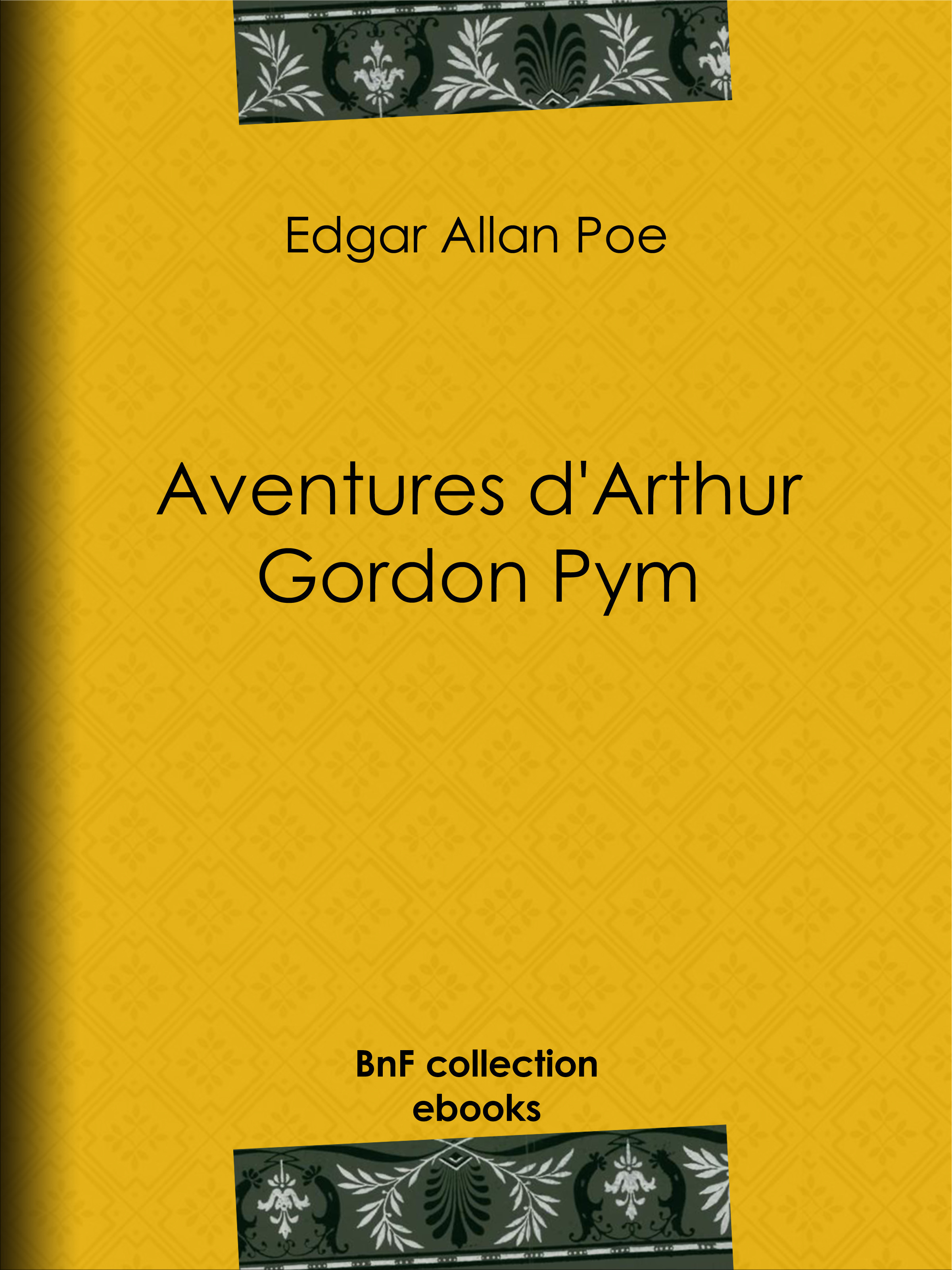 ebook cover of Aventures d'Arthur Gordon Pym, by Charles Baudelaire, Edgar Allan Poe
