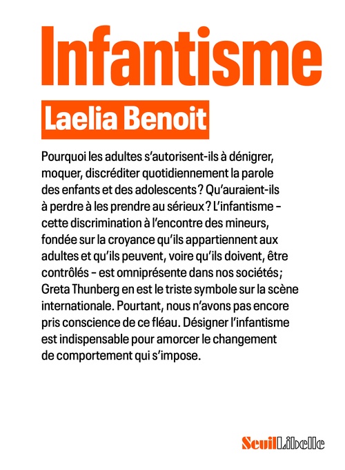 ebook cover of Infantisme, by Laelia Benoit