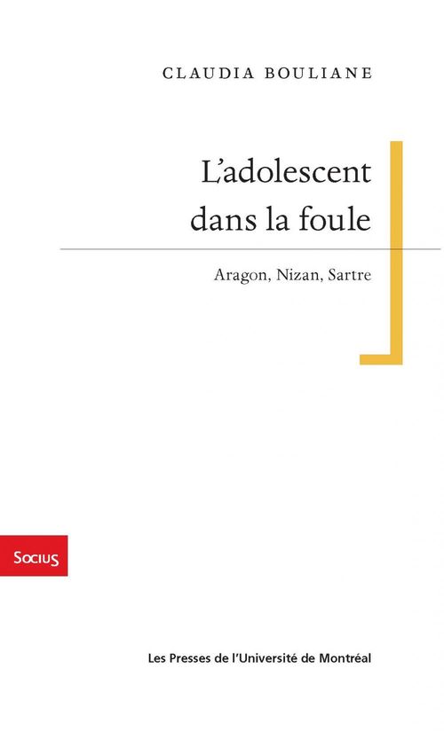 Couverture ebook de L'adolescent dans la foule, de Bouliane Claudia