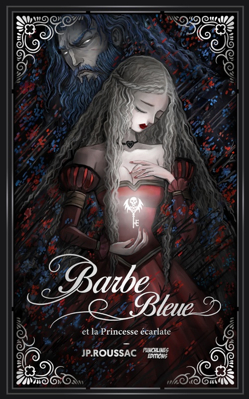 Couverture ebook de Barbe Bleue et la princesse écarlate - Romance et Sortilège, de Jean-Philippe Roussac