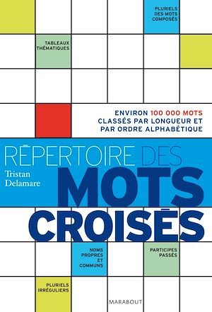 ebook cover of Répertoire des mots croisés, by Tristan Delamare