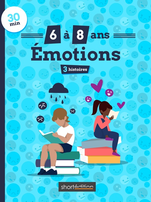 Couverture ebook de 3 histoires (6 - 8 ans) : Émotions #1, de Olivier Lhote, Céline Laurent, Marièke Poulat
