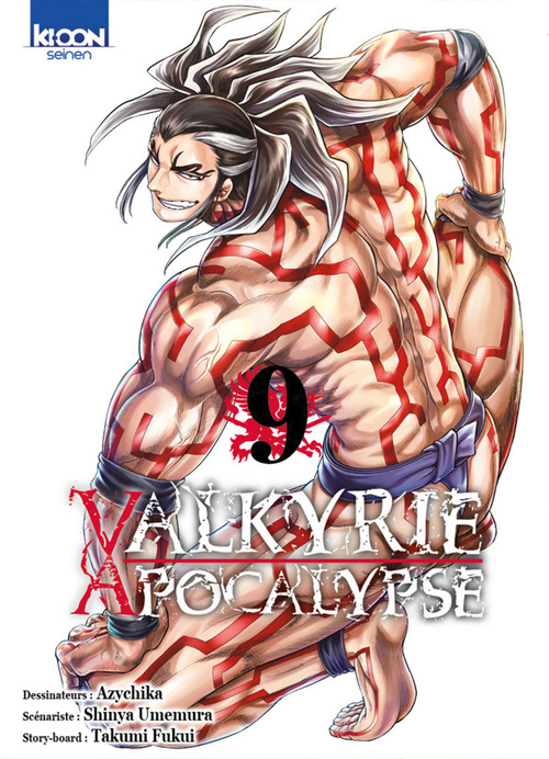 Couverture ebook de Valkyrie Apocalypse T09, de Takumi Fukui