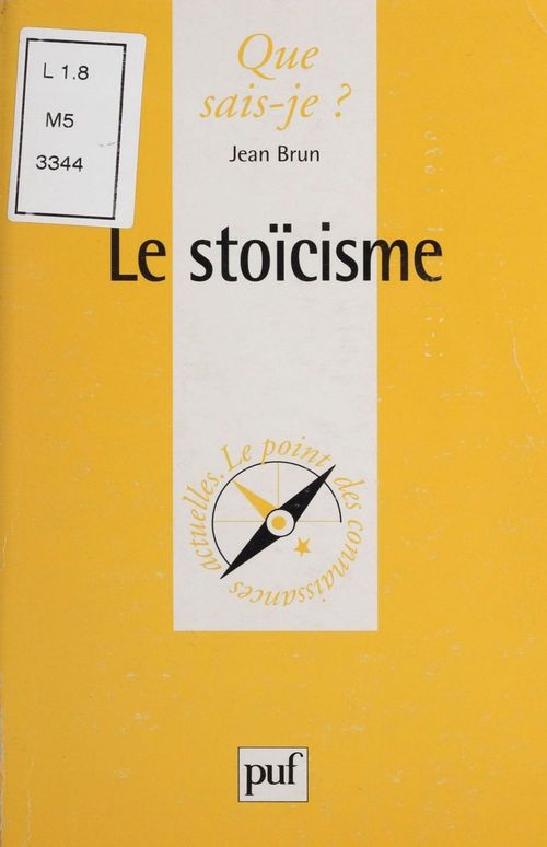 ebook cover of Le Stoïcisme, by Jean Brun