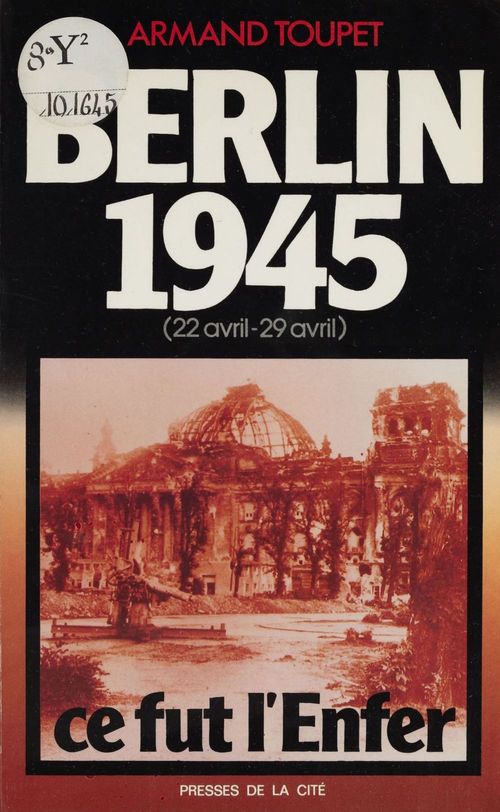 ebook cover of Berlin 1945, by Toupet/A