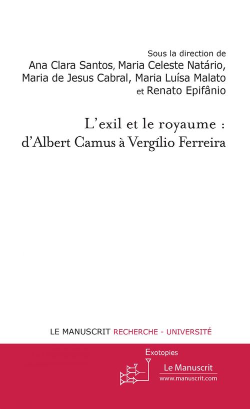 ebook cover of L'Exil et le royaume, by Ana Clara Santos