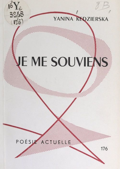 ebook cover of Je me souviens, by Yanina Kedzierska